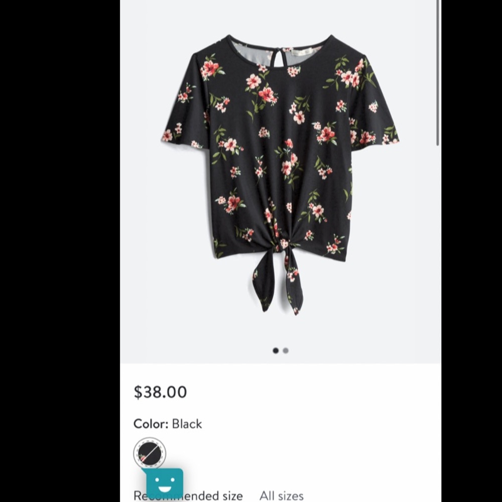 Tie Front Knit Top
